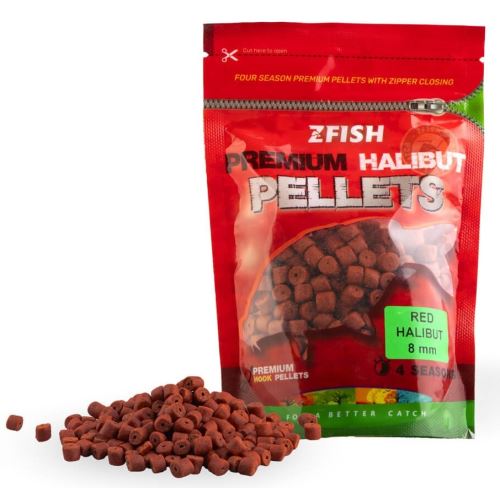 Zfish Chytacie Pelety Premium Halibut Pellets Red Halibut 200 g
