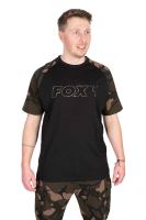 Fox Tričko Black Camo Outline T-Shirt - 2XL