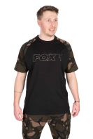 Fox Tričko Black Camo Outline T-Shirt