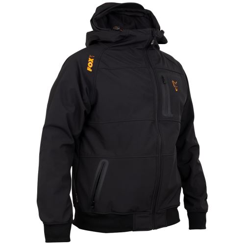 Fox Mikina Collection black/orange shell hoody