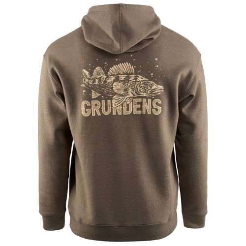 Grundéns Mikina King Of The Lakes Hoodie Otter Heater