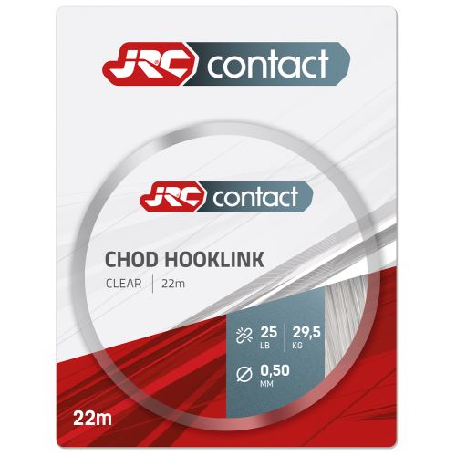 JRC Náväzcový Vlasec Chod Hooklink Clear 22 m 25 lb