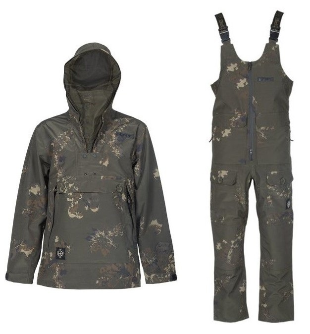 Nash bunda scope waterproof smock + nohavice scope waterproof bib and brace - m.
 A to vďaka špeciálne upravenej kapucni, ktorá má zväčšený profil pre pohodlný pohyb hlavy a možnosťou pripnutia moskytiérovej siete po obvode kapucne, ktorá vám tak vytvorí ochrannú kuklu - otravným komárom je koniec!
 Bunda má vysoký golier Face Guard pre udržanie tepla vašej tváre, kedy sa pri nepoužívaní dá rozopnúť na pol a pripnúť na bok kapucne, aby vám nezaviazol.
 Nash Nohavice Scope Waterproof Bib and Brace 
 Pre zaručenie komfortu a tepla majú na kolenách av oblasti zadku neoprénovú podšívku.