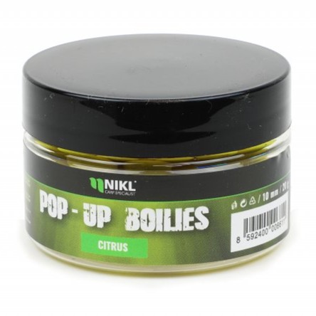 E-shop Nikl plávajúce pop-up boilies citrus - 10 mm 20 g