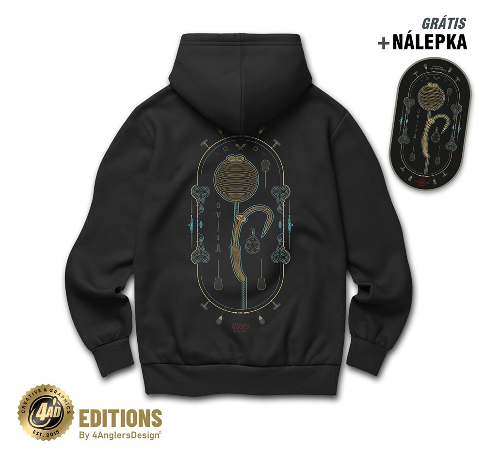E-shop 4anglersdesign mikina details make the difference - m