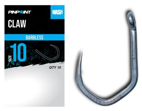 Nash háčiky claw micro barbed 10 ks - veľkosť 12