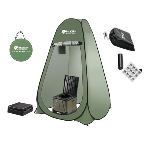 Holdcarp Set Prenosná Toaleta Portable Toi Big + Stan