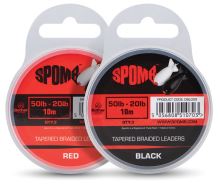 Spomb Ujímaný Šokový Vlasec Tapered Braided Leaders 3x10 m 50-20 lb