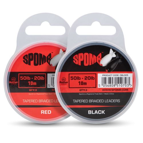 Spomb Ujímaný Šokový Vlasec Tapered Braided Leaders 3x10 m 50-20 lb