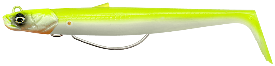 E-shop Savage gear gumová nástraha sandeel v2 wl sinking lemon back 2+1 - 13 cm 33 g
