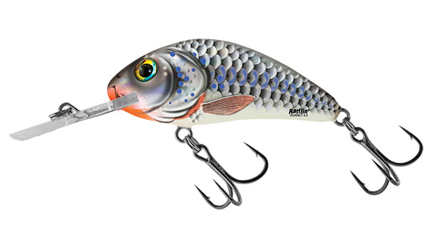 Salmo wobler rattlin hornet floating silver holographic shad-4,5 cm 6 g