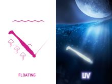 Delphin Gumová Nástraha Zandera Flexi Float UVs Top Mix 12 cm 5 ks (1)