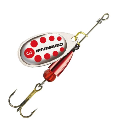 Cormoran Blyskáč Bullet Strieborná + Červené Bodky