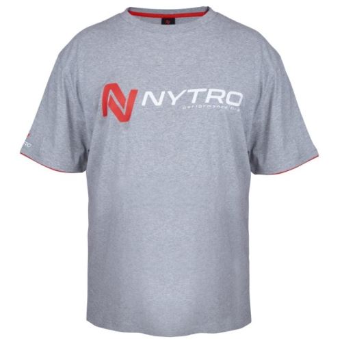 Nytro Tričko Light Marl Grey Tee Shirt