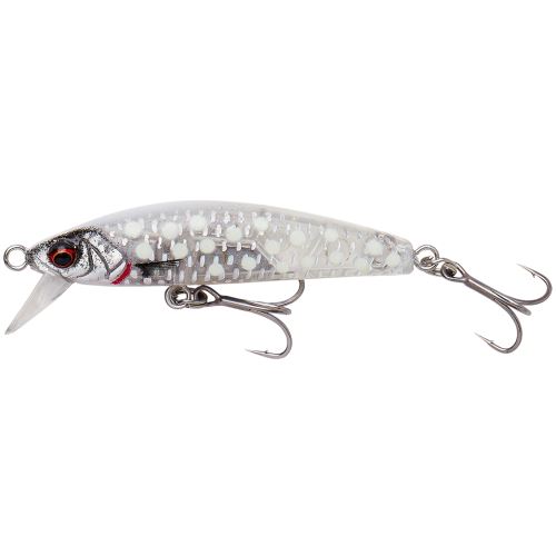 Savage Gear Wobler Gravity Minnow Sinking Crystal White Glow 5 cm 4,3 g