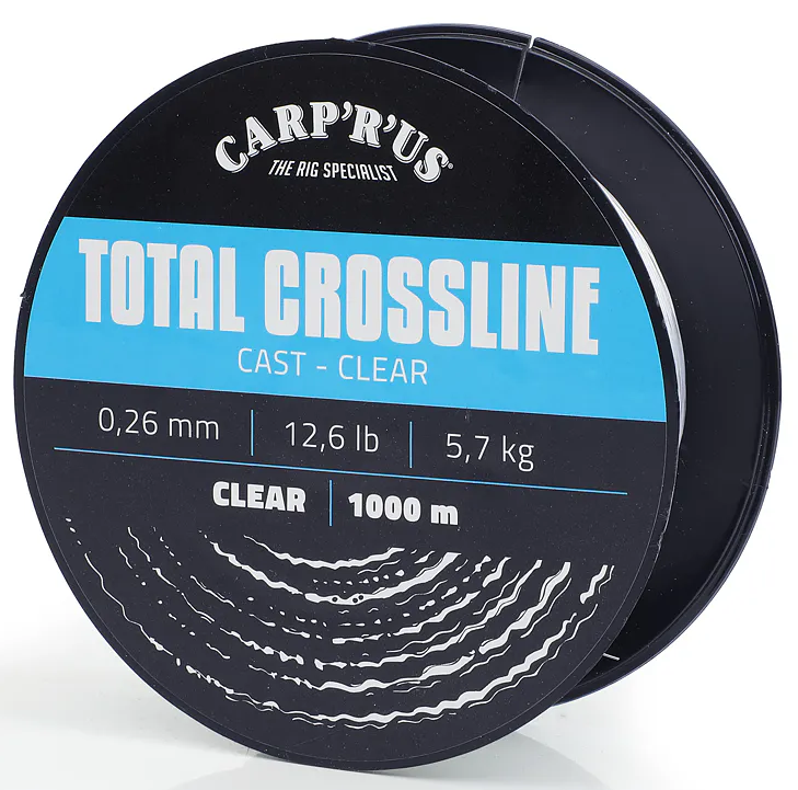 Carp´r´us vlasec total crossline cast clear 1000 m - 0,35 mm 9,7 kg