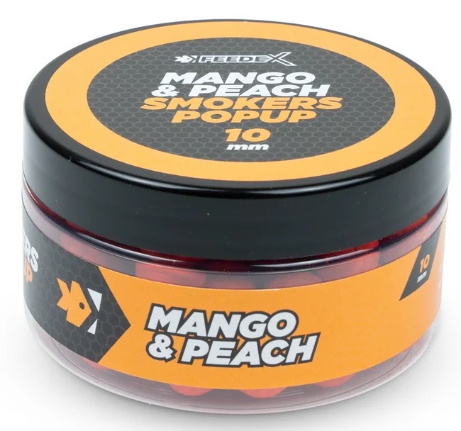 E-shop Feeder expert plávajúce boilie smokers pop-up 100 ml 10 mm - mango broskyňa