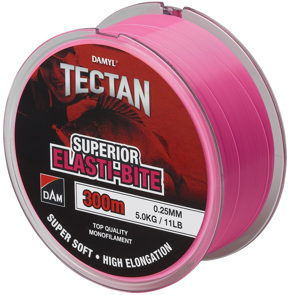 Dam vlasec damyl tectane east bite monofilament ružový 300 m - 0,22 mm 4 kg