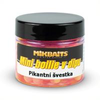 Mikbaits Mini Boilie V Dipe 6-8 mm 50 ml-Pikantná slivka