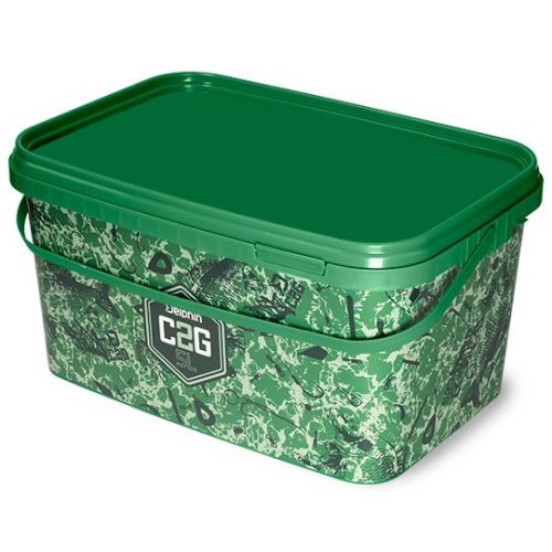 Delphin Hranaté Vedierko s Vekom Classa Kamufláž 5 l