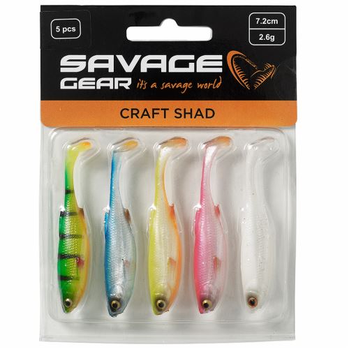 Savage Gear Gumová Nástraha Craft Shad Dark Water Mix 5 ks