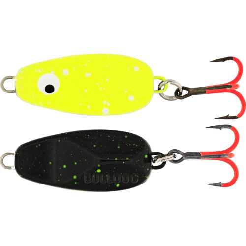 Westin Blyskáč Bulldog Black/Chartreuse Splat Ultimate 3,3 cm 4 g