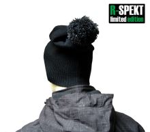 R-spekt Čiapka PomPom DUO beanie style čierna (5)