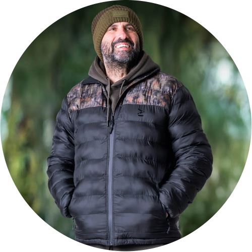 One More Cast Bunda Splash Camo Knight Puffer Jacket