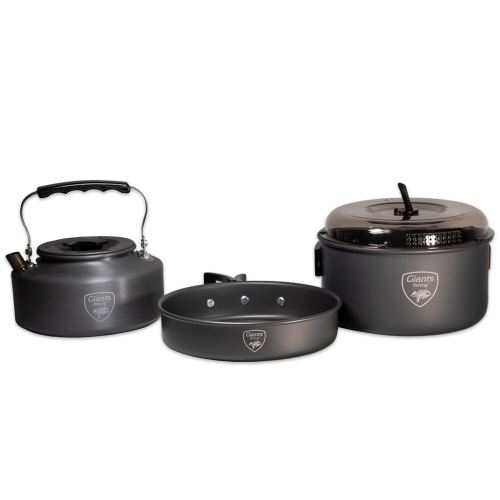 Giants Fishing Sada Riadov S Kanvičkou 3 Piece Pan Kettle Set