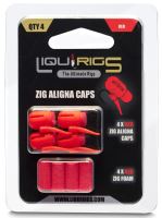 Liquirigs Montáž s Plávajúcou Penou Liquid Zig 4+4 - Červená