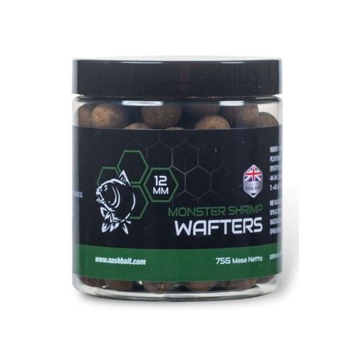 Nash Vyvážené Boilie Wafters Monster Shrimp