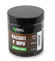 Nikl Black Halibut Pelety v Dipe Calanus &amp; Krill 250 ml 15+20 mm