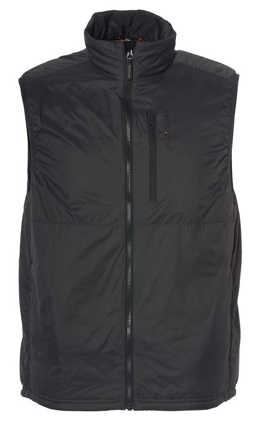 Grundéns vesta forecast insulated vest anchor - xxxl.
 Špecifikácia produktu: •100% recyklovaný nylon s odolnou vodeodolnou úpravou (DWR), ktorá zároveň odhodí tekutiny a škvrny •Izolácia PrimaLoft pre dokonalé teplo a pohodlie •Odolné zipsy •Vnútorné prešívanie pre extra teplo •Náprsné a bočné vrecká na zipsy •Dostupná v zelenej, modrej aj čiernej farbe