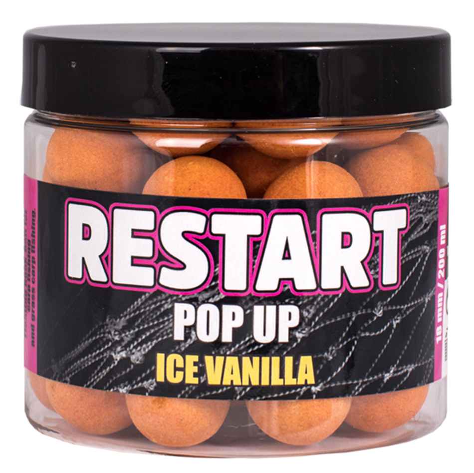 Lk baits pop-up restart ice vanille 18 mm 200 ml