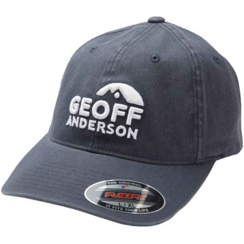 Geoff Andreson Šiltovka Flexfit Washed Modrá 3D Logo