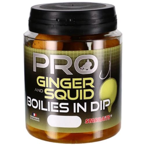 Starbaits Boilies In Dip Probiotic Ginger Squid 150 g