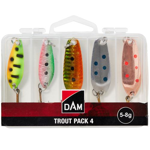 Dam Blyskáč Trout Pack 4 Inc Box 5-8 g