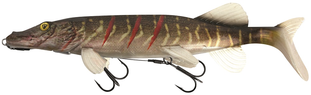 Fox rage gumová nástraha pike replicant shallow supernatural wounded pike-25 cm 108 g