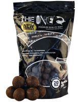 The One Boilies Rozpustné Black Soluble Chobotnica Slivka 1 kg (1)
