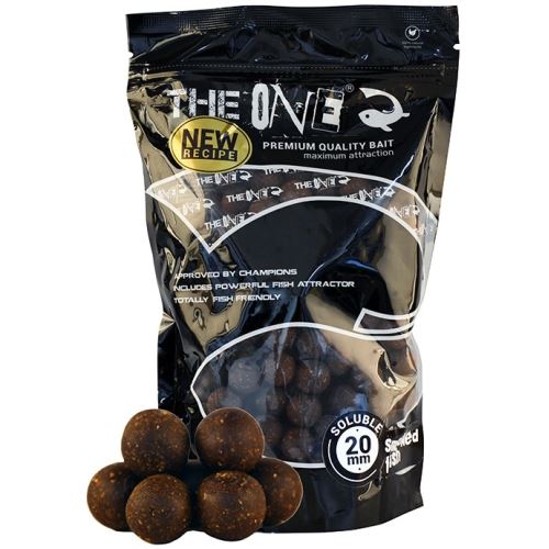 The One Boilies Rozpustné Black Soluble Chobotnica Slivka 1 kg