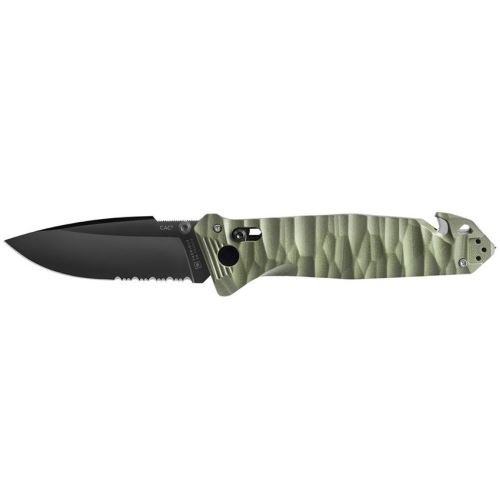 TB Outdoor Zatvárací Nôž CAC S200 French Army G10 Kombinované Ostrie Khaki