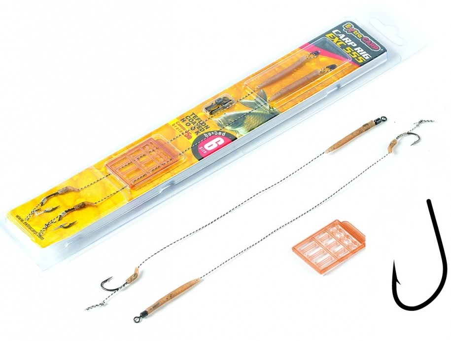 Extra carp nádväzce boilie rig exc 555 2 ks-veľkosť 6