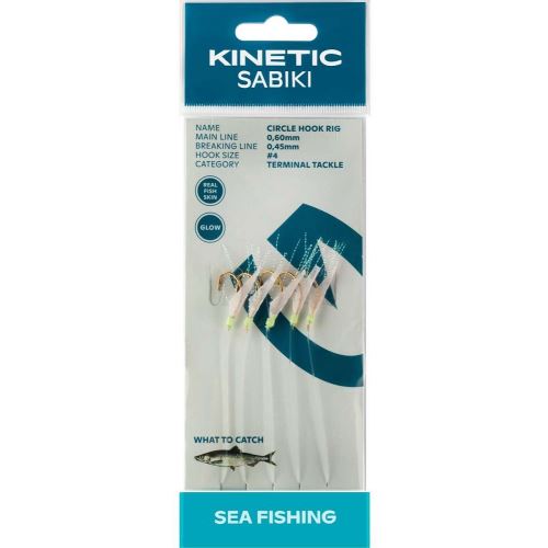 Kinetic Nadväzec Sabiki Trembler Holo Fishskin Pearl Flash 130 cm #4