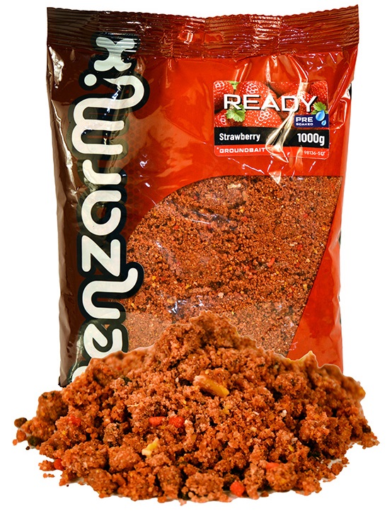 Benzar mix krmítková zmes predmiešaná ready carp groundbait 1 kg - jahoda