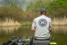 Matrix Tričko Large Logo T-Shirt Marl Grey Lime (9)