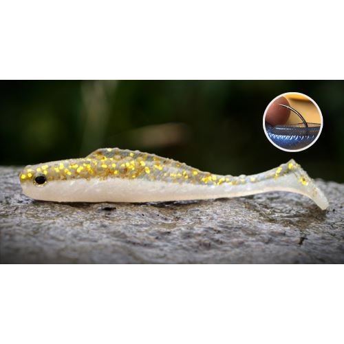 RedBass Gumová Nástraha Ripper Kicker Gold/Silver GT