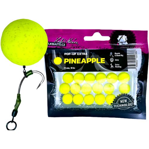 LK Baits Plávajúce Boilie Pop-Up Extra Pineapple