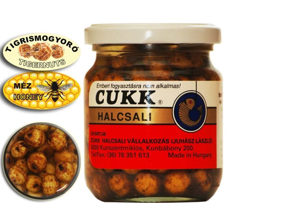 Cukk nakladaný tigrí orech 220 ml - med