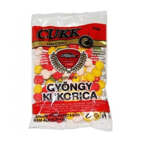 Cukk fúkaná kukurica 25g 10-14mm