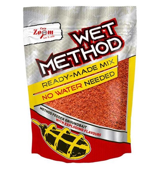 Carp zoom vlhčená zmes intense wet method 850 g - jahoda ryba